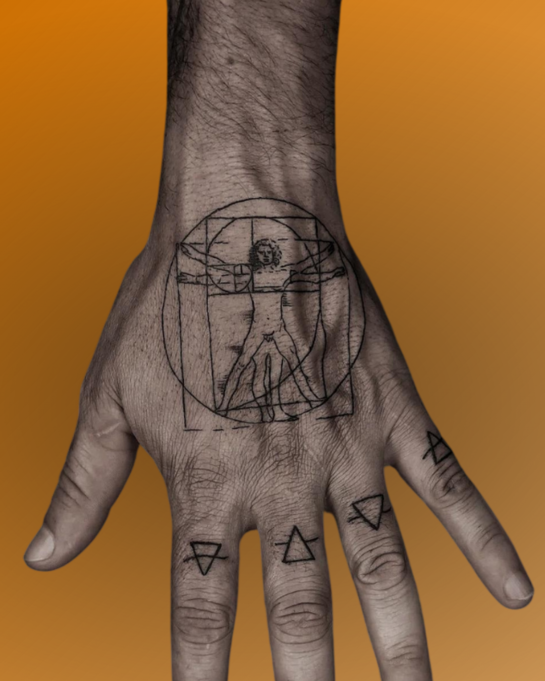 Tattoo Geometrica Tracos Finos Fine Line Da vinci